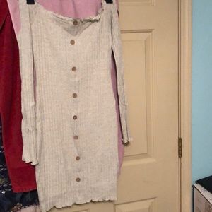 NWT FASHION NOVA- Jacklyn Off Shoulder Mini Dress